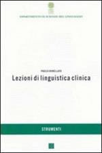 Lezioni di linguistica clinica