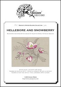 Hellebore and snowberry. Cross stitch blackwork design. Ediz. italiana, inglese e francese - Valentina Sardu - copertina