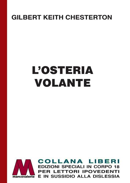 L' osteria volante. Ediz. per ipovedenti - Gilbert Keith Chesterton - copertina