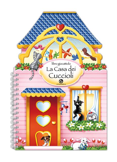 La casa dei cuccioli. Con adesivi. Ediz. illustrata - Alessandra Bedin -  Libro - La Coccinella - Libro giocattolo