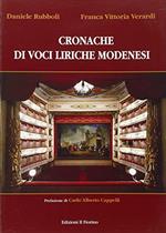 Cronache di voci liriche modenesi