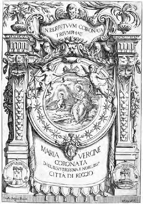 Maria Vergine Coronata (rist. anast. Reggio Emilia, 1675) - Giacomo Certani - copertina