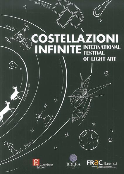 Costellazioni infinite. International festival of light art - copertina