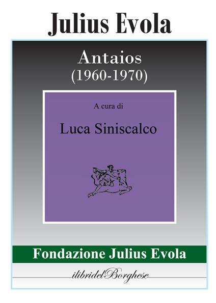 Antaios (1960-1970) - Julius Evola - copertina