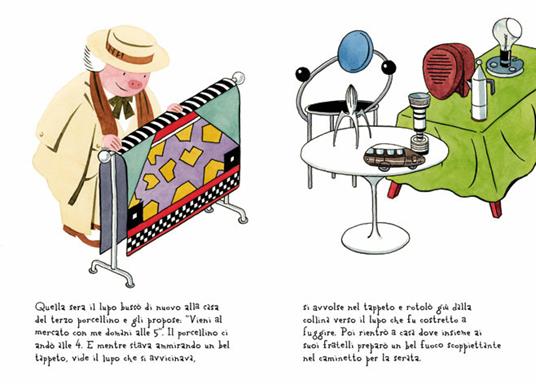 I tre porcellini. Ediz. illustrata - Steven Guarnaccia - Libro - Corraini -  Bambini
