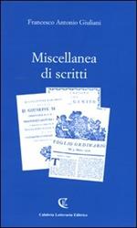 Miscellanea di scritti