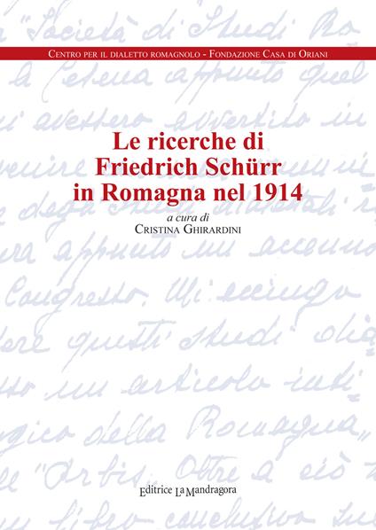 Le ricerche di Friedrich Schürr - copertina