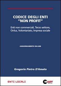 Codice degli enti «non profit» - Gregorio P. D'Amato - copertina