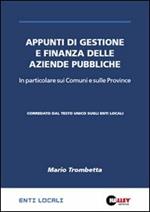 Appunti di gestione e finanza delle aziende pubbliche