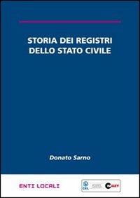 Storia dei registri dello stato civile - Donato Sarno - copertina