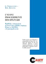 I nuovi procedimenti disciplinari