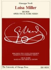 Luisa Miller. Melodramma tragico in 3 atti. Riduzione per canto e pianoforte (prefazione in italiano e inglese). Ediz. italiana e inglese - Giuseppe Verdi,Salvatore Cammarano - copertina