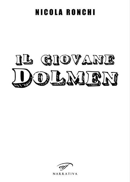 Il giovane Dolmen - Nicola Ronchi - copertina