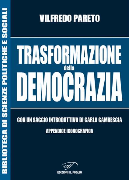 Trasformazione della democrazia - Vilfredo Pareto - copertina