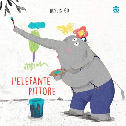 L' elefante pittore. Ediz. illustrata - Hey Jin Go - copertina