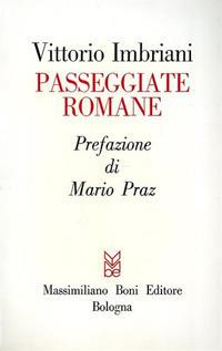 Passeggiate romane - Vittorio Imbriani - copertina