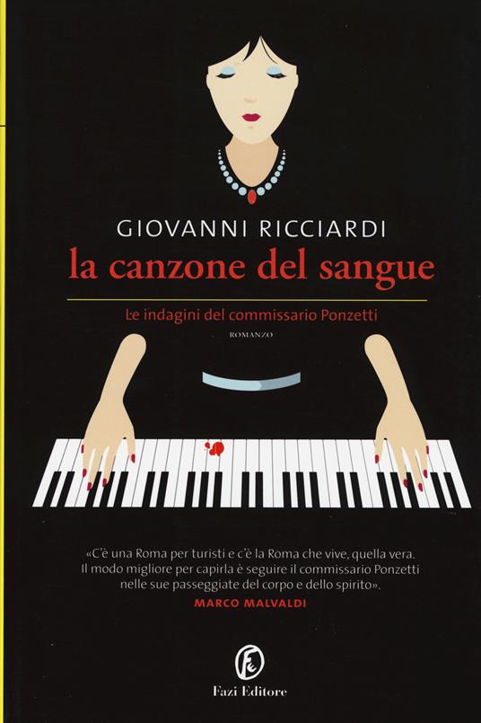 La canzone del sangue. Le indagini del commissario Ponzetti - Giovanni Ricciardi - copertina