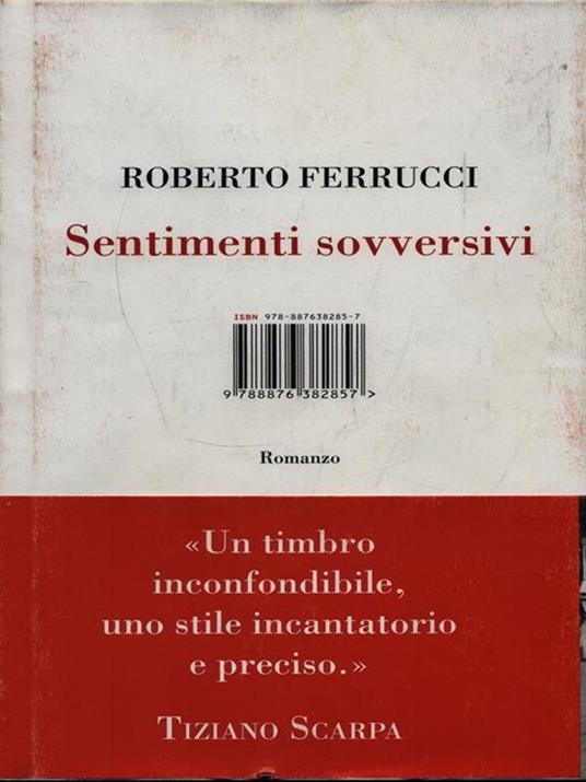 Sentimenti sovversivi - Roberto Ferrucci - copertina