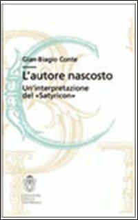 L'autore nascosto - Gian Biagio Conte - copertina