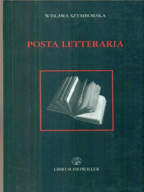 Posta letteraria ossia come diventare (o non diventare) scrittore - Wislawa Szymborska - copertina