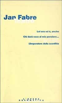 Teatro - Jan Fabre - copertina