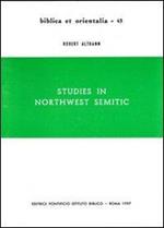 Studies in northwest semitic