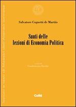 Sunti delle lezioni di economia politica