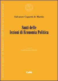 Sunti delle lezioni di economia politica - Salvatore Cognetti de Martiis - copertina