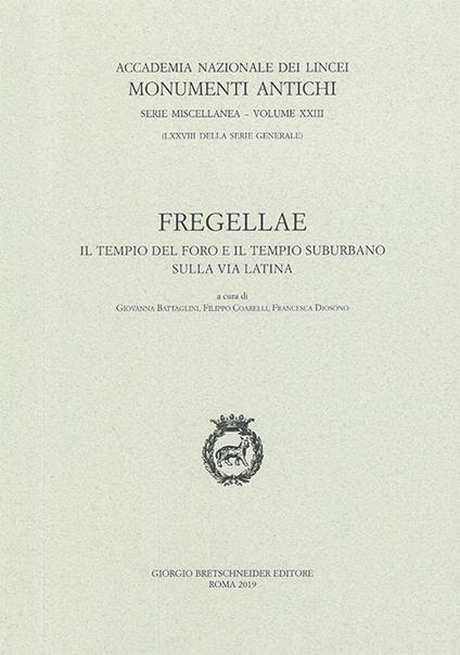 Fregellae. Il tempio del Foro e il tempio suburbano sulla via Latina - copertina