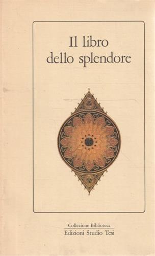 Il libro dello splendore - copertina