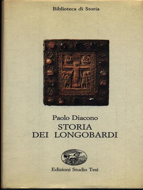 Storia dei longobardi - Paolo Diacono - copertina