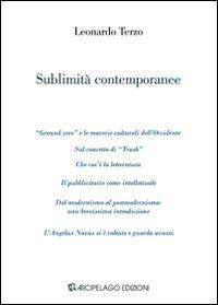 Sublimità contemporanee - Leonardo Terzo - copertina