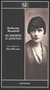 Quaderno d'appunti - Katherine Mansfield - copertina