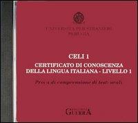 Celi 1. Certificato di conoscenza della lingua italiana. Livello 1. CD Audio - copertina