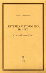 Lettere a Vittorio Pica (1883-1903)