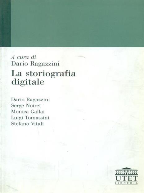 La storiografia digitale - copertina