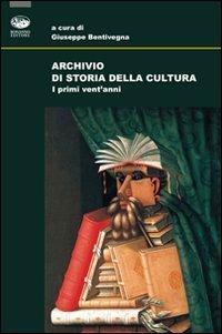 Archivio di storia della cultura. I primi vent'anni - copertina