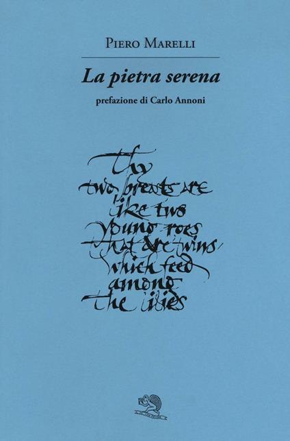 La pietra serena - Piero Marelli - copertina