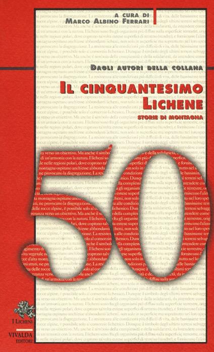 Il cinquantesimo lichene. Storie di montagna - copertina