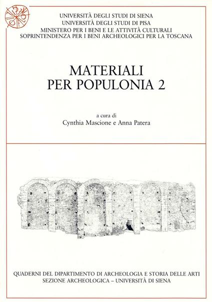 Materiali per Populonia. Vol. 2 - copertina