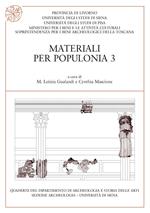 Materiali per Populonia. Vol. 3