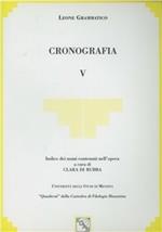 Cronografia. Vol. 5