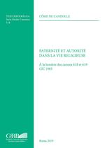 Paternité et autorité dans la vie religieuse. À la lumière des canons 618 et 619 CIC 1983