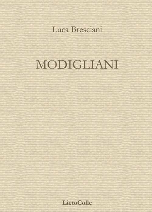 Modigliani - Luca Bresciani - copertina