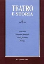 Teatro e storia. Vol. 25