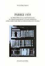 Parigi 1935. Il dibattito sulla letteratura al 1° Congresso internazionale degli scrittori per la difesa della cultura