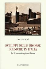 Sviluppi delle risorse sceniche in Italia. Da D'Annunzio agli anni Trenta