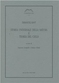 Storia universale della natura e teoria del cielo - Immanuel Kant - copertina