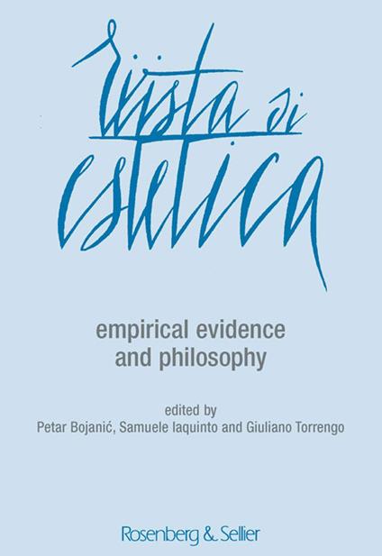 Rivista di estetica (2018). Vol. 69: Empirical evidence and philosophy. - copertina