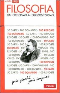 Filosofia. Dal Criticismo al Neopositivismo. 50 carte - copertina